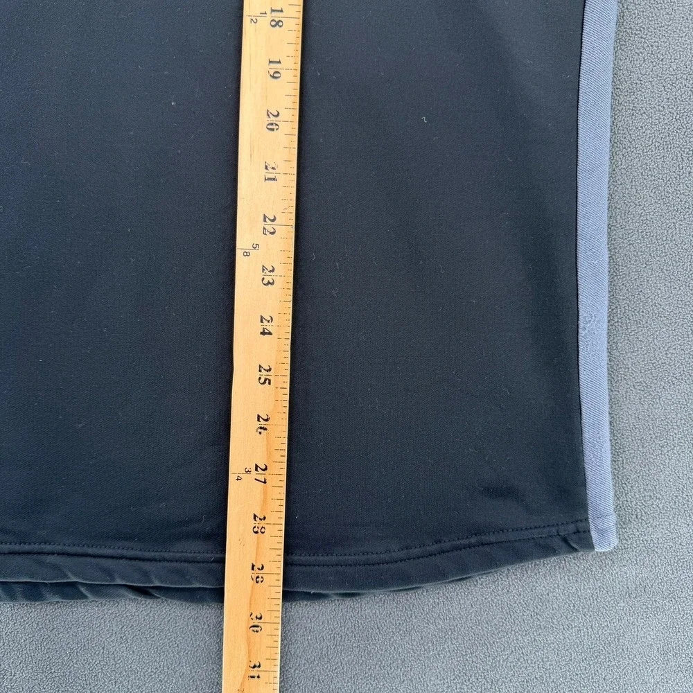Nike Dri-FIT Men's XL Mock Neck Long Sleeve Running Shirt Black Y2K Thumbholes